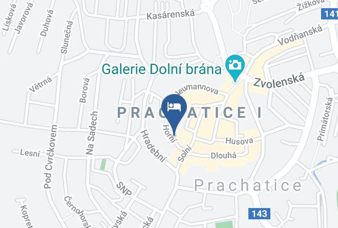 Prachatice - Pivovar Prachatice Maps