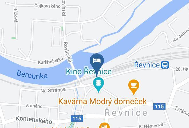 Prague West - Pivovar Revnice Maps