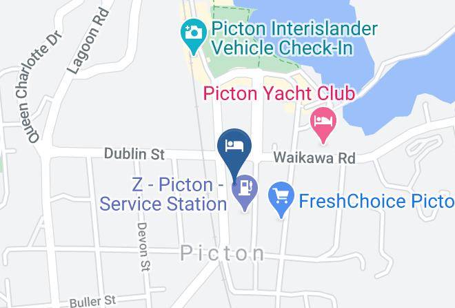 Picton - Piwaka Lodge & Backpackers Maps