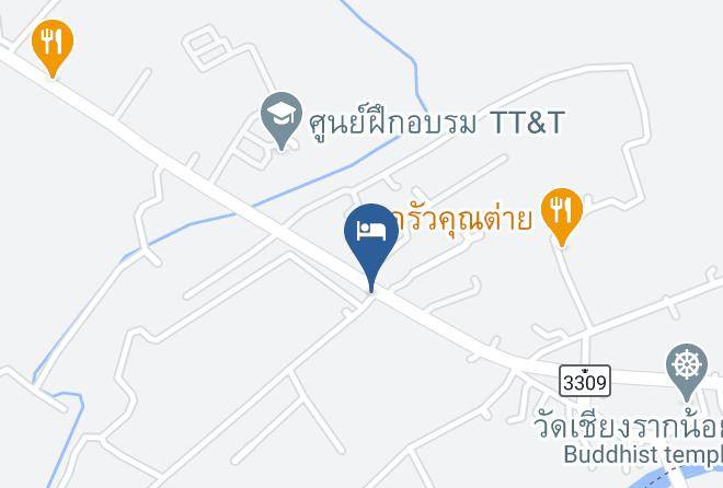 Amphoe Bang Sai - Piyawan Resort Maps
