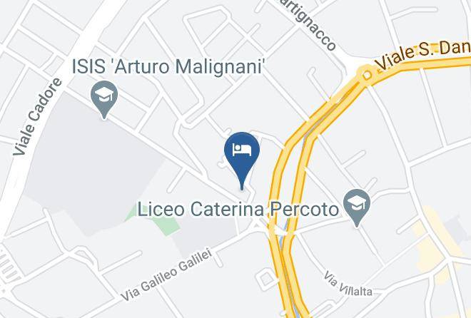 Udine - Pizzeria Alle Due Palme Maps