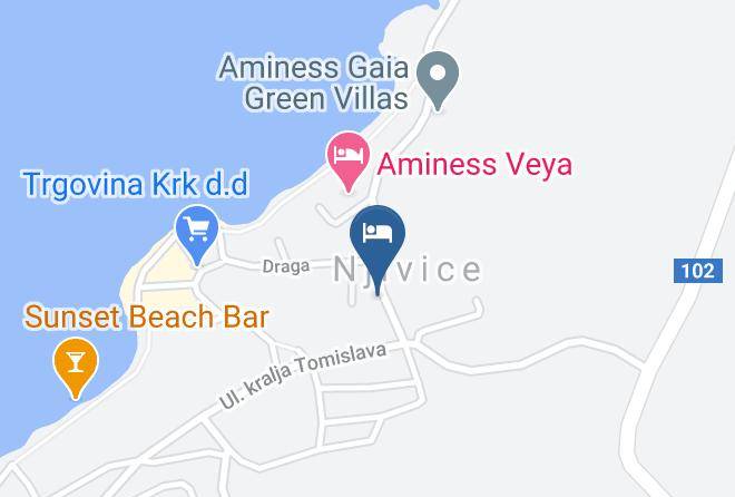 Omisalj - Pizzeria Bella Vista Maps