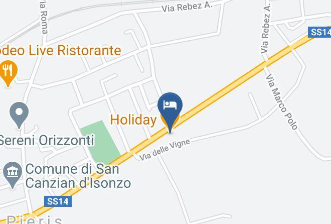 Gorizia - Pizzeria E Trattoria Holiday Maps
