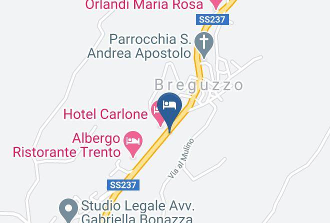 Trento - Pizzeria Ristorante Alpino Maps