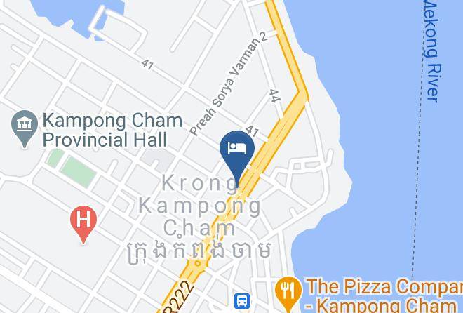 Kampong Cham Town - Pkarchhouk Teb Hotel Maps