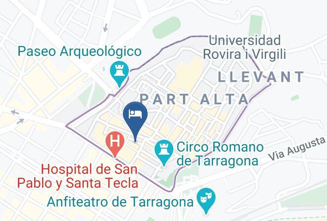Tarragona - Placa De La Font Maps
