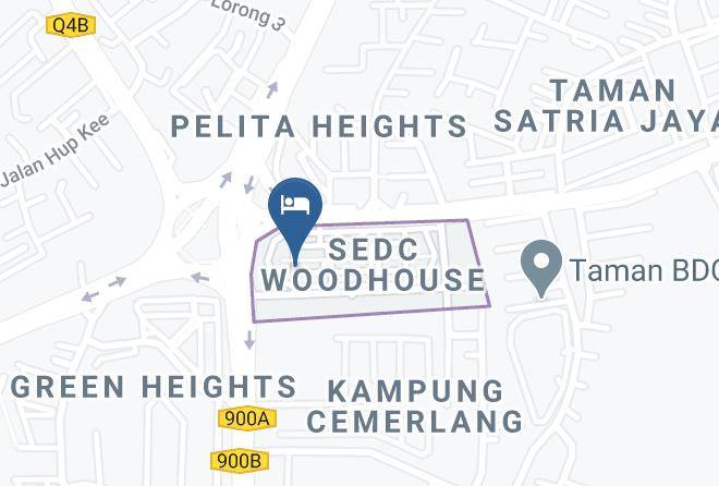 Bahagian Kuching - Place2stay Airport Maps