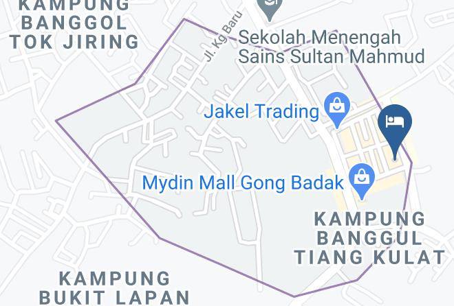 Kuala Terengganu - Place2stay Gongbadak Maps