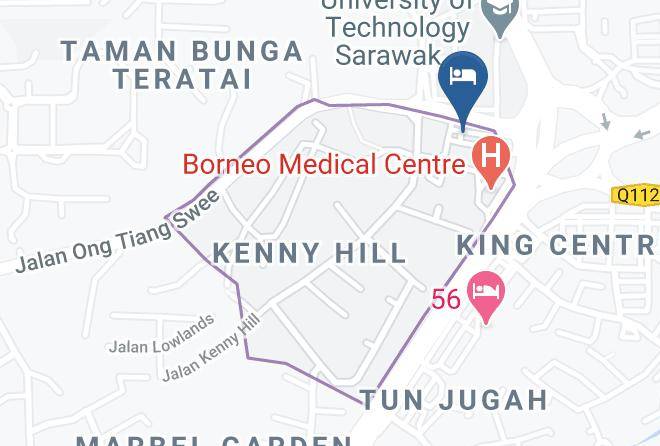Bahagian Kuching - Place2stay Simpang Tiga Maps