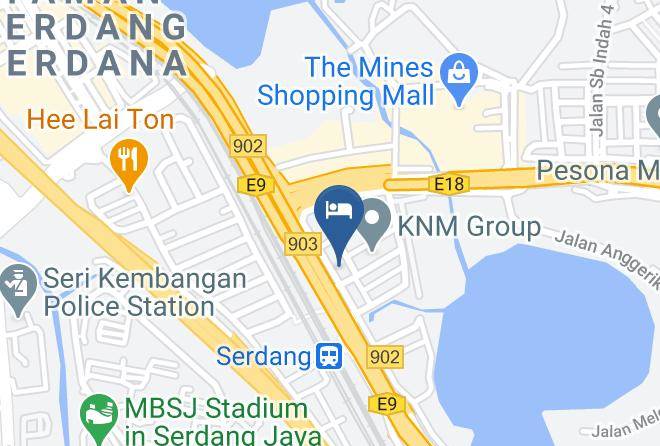 Petaling - Place2stay The Mines Maps