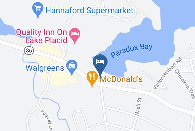 Essex - Placid Bay Inn On Lake Placid Maps