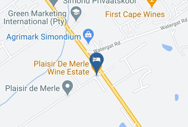Cape Winelands - Plaisir De Merle Wine Estate Maps