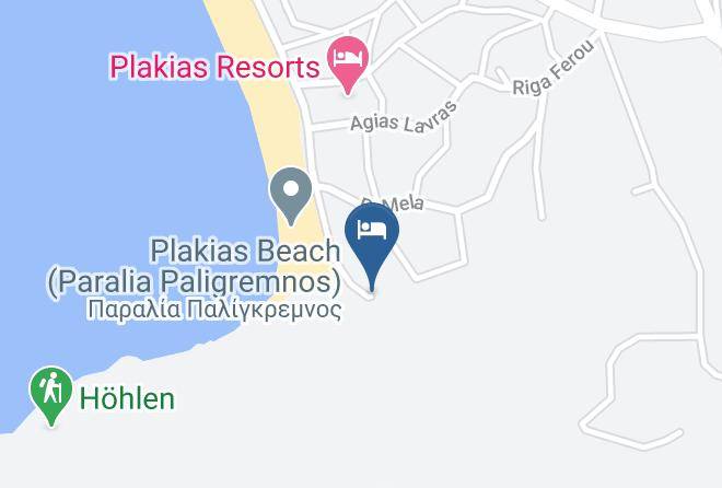 Rethimni - Plakias Bay Hotel Maps