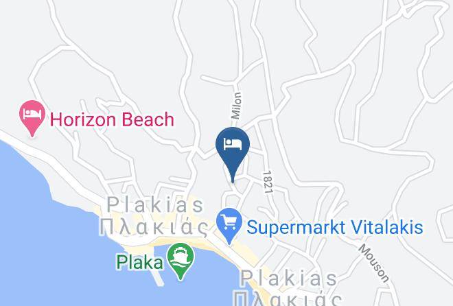 Plakias Riviera Map