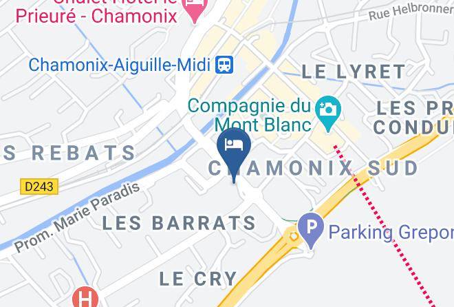 Haute Savoie - Plan B Hotel Living Chamonix Maps