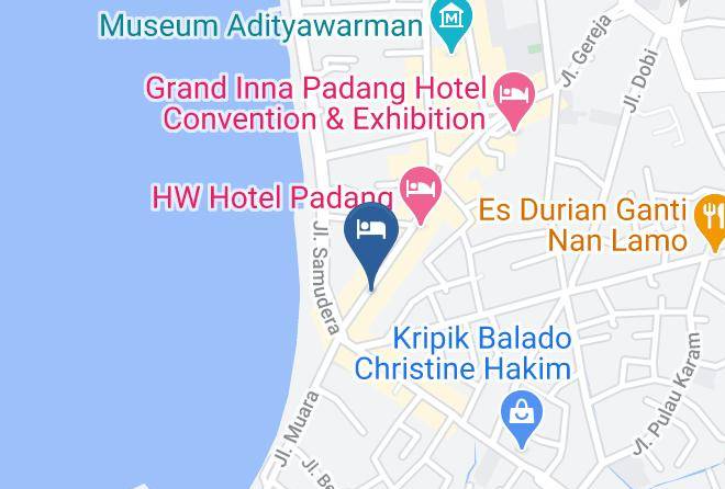 Kota Padang - Plan B Hotel Maps