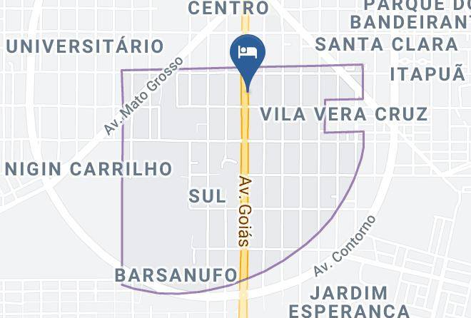 Planalto's Palace Hotel Map