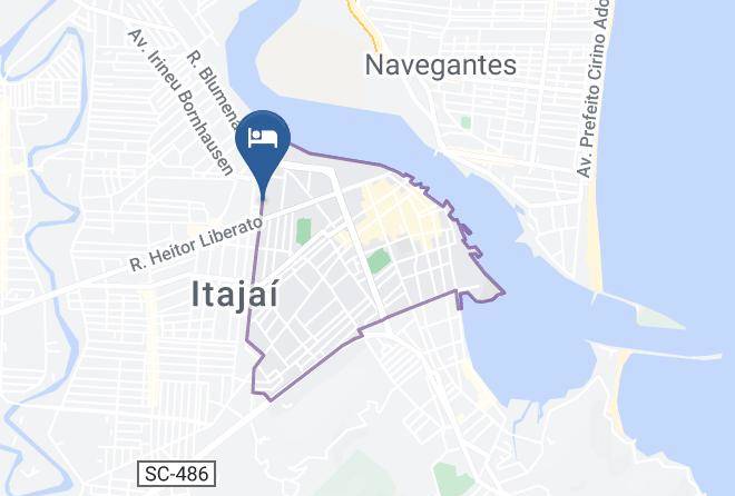Itajai - Planas Hotel Maps