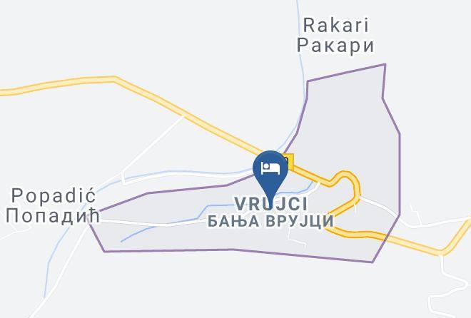 Kolubara District - Planinska Kuca Vrujci Maps