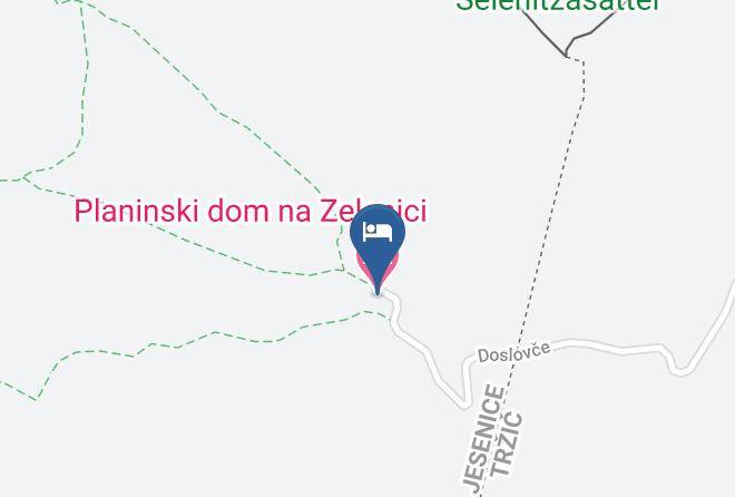 Zirovnica - Planinski Dom Na Zelenici Maps