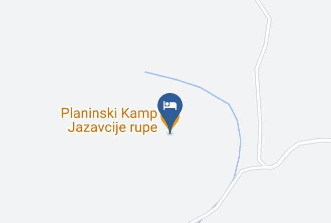 Sarajevo Romanija - Planinski Kamp Jazavcije Rupe Maps