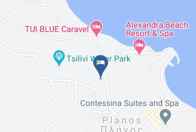 Zakinthos - Planos Bay Hotel Maps
