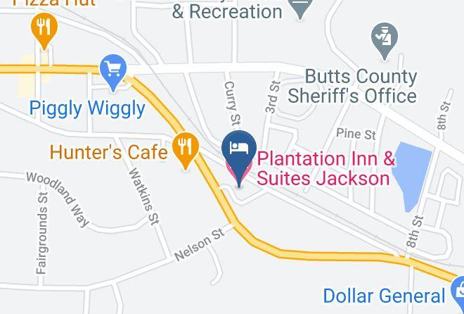 Butts - Plantation Inn & Suites Jackson Maps
