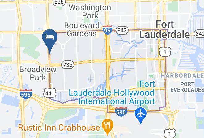 Broward - Plantation Motel Maps