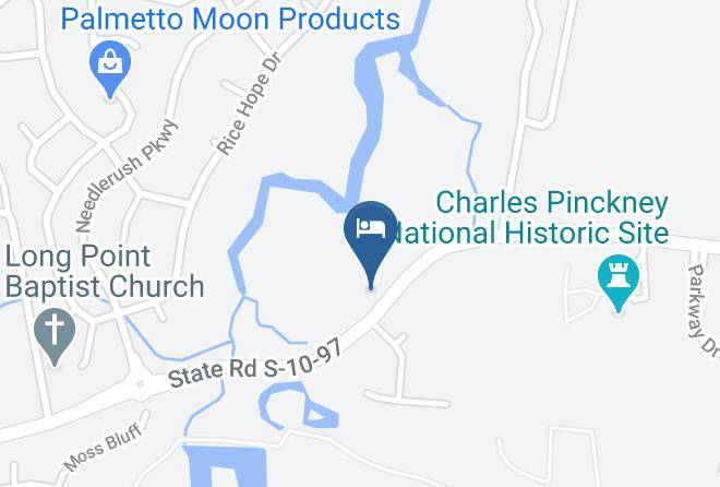 Charleston - Plantation Oaks Inn Maps