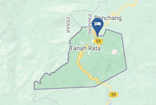 Cameron Highlands District - Planters Country Hotel Maps
