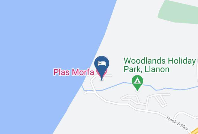 Ceredigion - Plas Morfa Hotel Maps