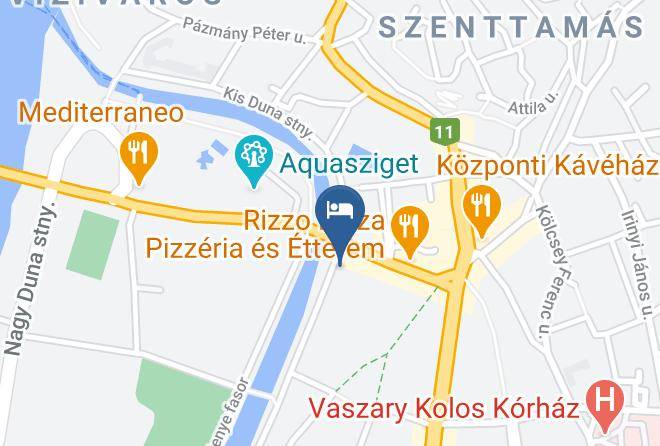 Esztergom - Platan Panzio Maps