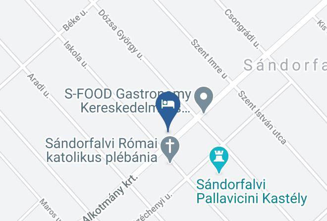 Sandorfalva - Platan Szallashely Maps