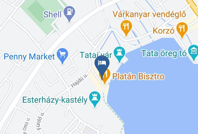 Tata District - Platan Vararok Vendeghaz Maps