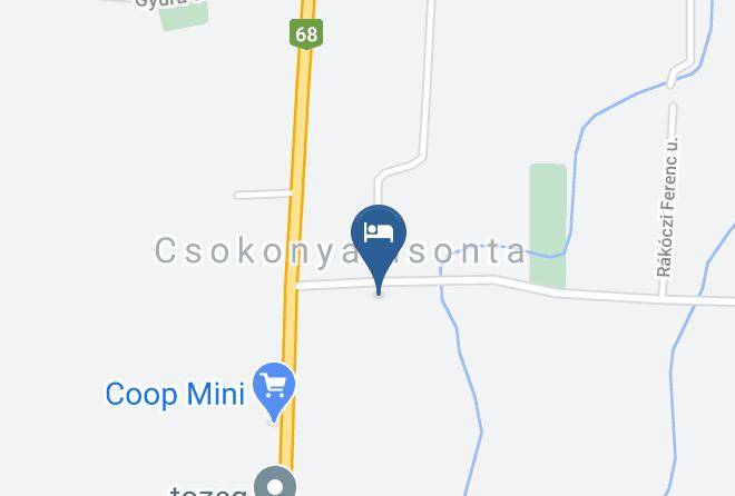 Csokonyavisonta - Platan Vendeghaz Maps