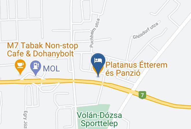 Nagykanizsa - Platanus Etterem Es Panzio Maps