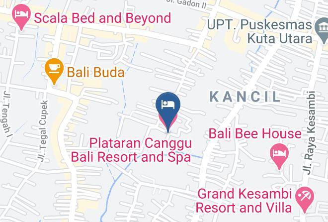 Badung Regency - Plataran Canggu Bali Resort And Spa Maps