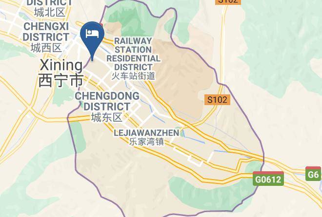 Xining - Plateau Impression Fashion Hotel Maps