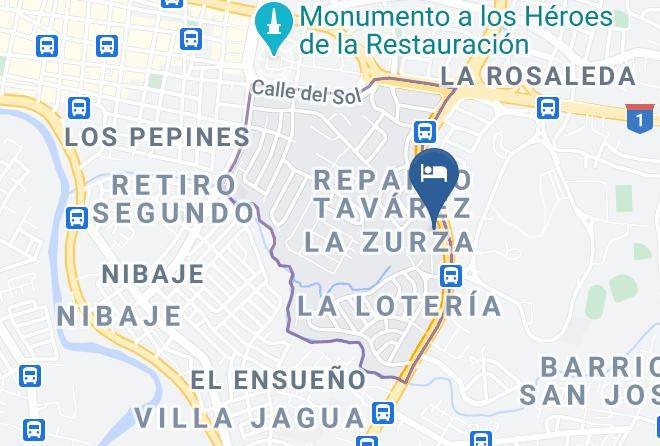 Santiago De Los Caballeros - Hotel Platino Maps