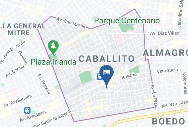 Buenos Aires - Platino Hotel Tu Lugar En Caballito Maps