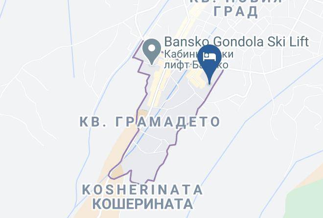 Platinum Hotel & Casino Bansko Map