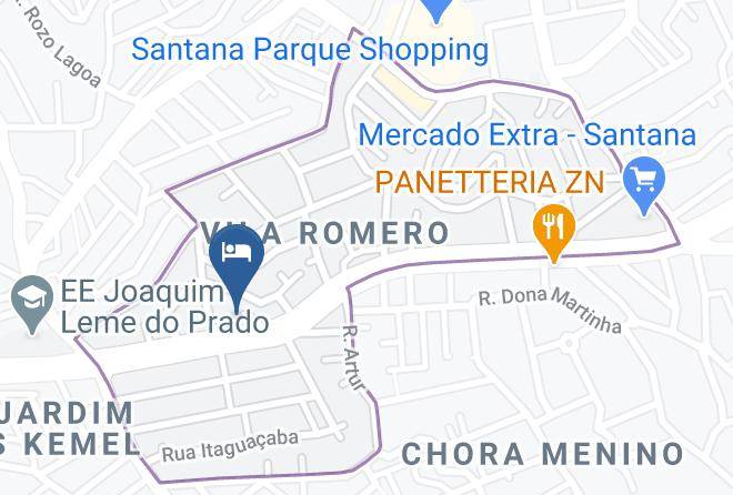 Sao Paulo Mandaqui - Platinum Hotel Maps