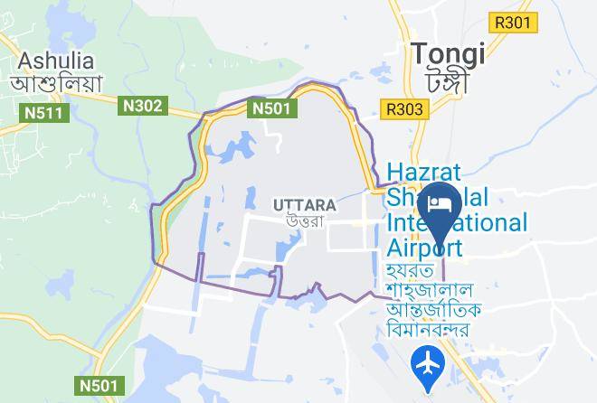 Dhaka - Impiana Hotel & Restaurant Maps