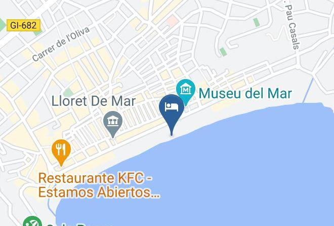 Girona - Platja De Lloret De Mar Maps