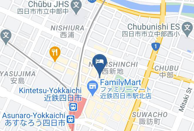 Platon Hotel Yokkaichi Map