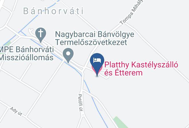 Banhorvati - Platthy Kastelyszallo Es Etterem Maps