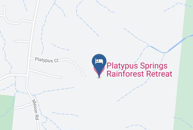 Mareeba - Platypus Springs Rainforest Retreat Maps