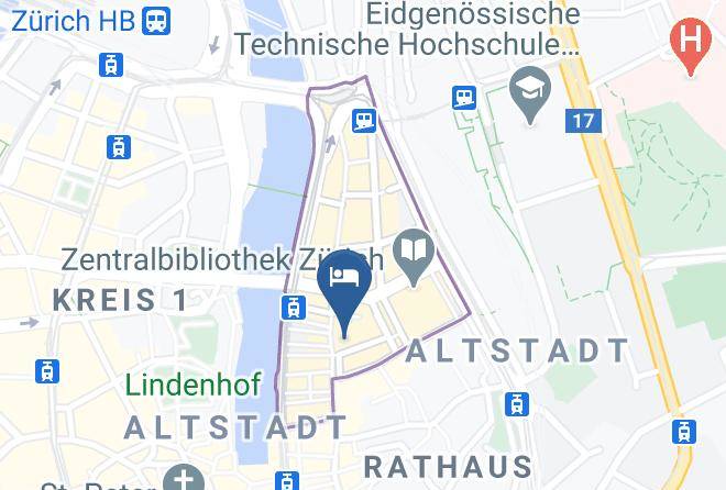 Zurich Niederdorf - Platzhirsch Hotel Lifestyle Am Hirschenplatz Maps