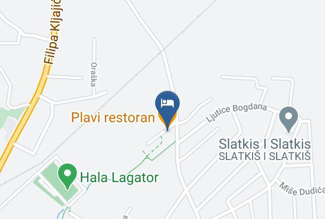 Macvanski - Plavi Restoran Maps