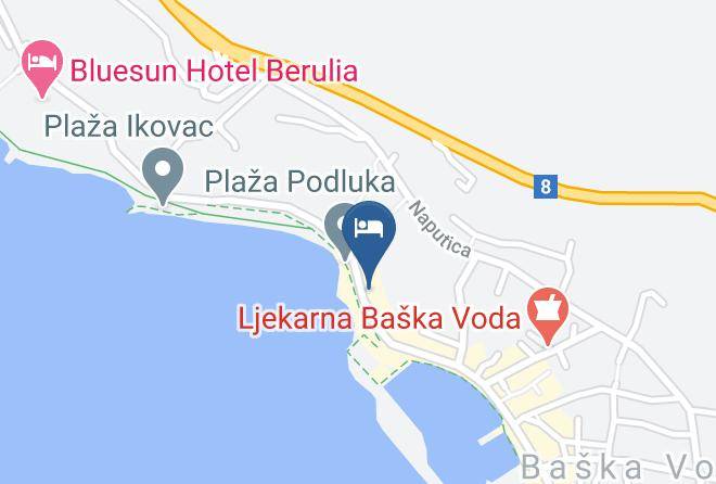 Baska Voda - Plavi Val Maps